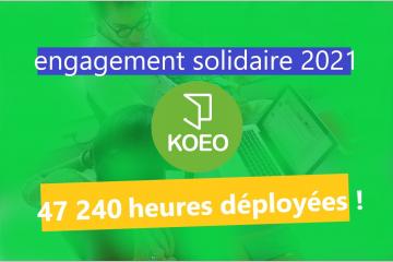 KOEO : en 2022, le cap des 200 000 heures d'engagement solidaire devrait être dépassé !