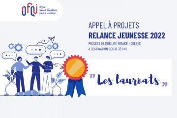Découvrez les 11 lauréats de l’appel à projets France-Québec “Relance Jeunesse 2022”