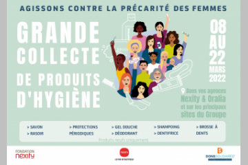 La Fondation Nexity se mobilise contre la précarité des femmes et des jeunes filles !