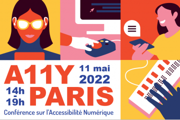 Conférence A11Y Paris le 11 mai : accessibilité numérique, parlons-en !