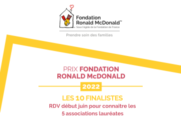 Les 10 finalistes du Prix Fondation Ronald McDonald 2022