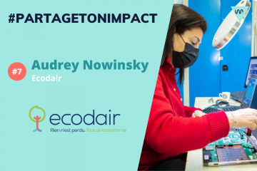 Ecodair donne une nouvelle vie aux parcs informatiques des entreprises tout en favorisant l’insertion professionnelle. Crédit photo : Impact Track