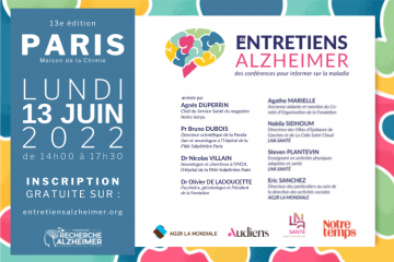 Conférence les Entretiens Alzheimer Paris : 13 juin 2022