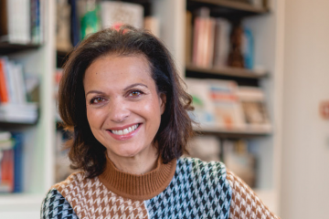 Entretien avec Isabelle Giordano, responsable mécénat et DG de la Fondation BNP Paribas. Crédit : BNP Paribas