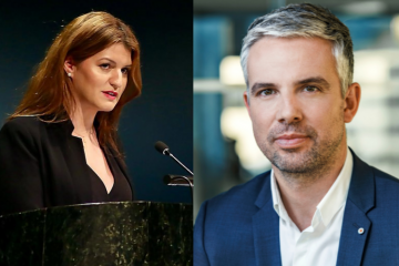 Marlène Schiappa à l'ESS et Jean-Christophe Combe aux Solidarités. Crédit : Carenews.