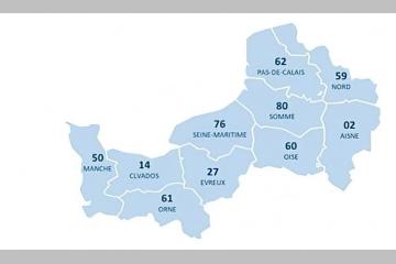 Territoires d'intervention du deuxième appel à projets régional