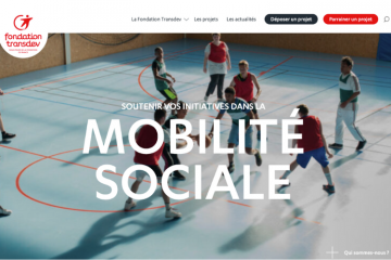 Fondation Transdev - Un nouveau site web pour accompagner les porteurs de projets