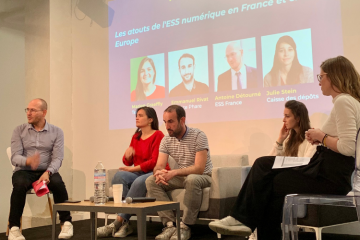 Les intervenantes et intervenants lors de la première table ronde du kick off français de la Social Good Week 2022