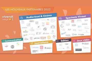 Vivendi Create Joy annonce de nouveaux partenariats pour 2022. Crédit visuel : Vivendi Create Joy.