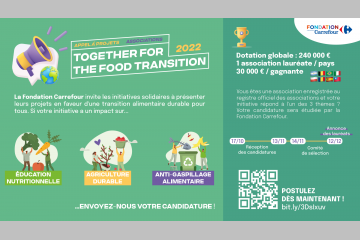 Together for the food transition, le 1er appel à projets international de la Fondation Carrefour