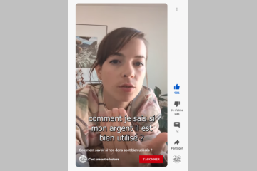 Le Don en Confiance cité par Manon Bril dans une vidéo sur sa chaîne Youtube "C'est une autre histoire"
