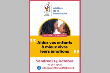 La Fondation Ronald McDonald accompagne les familles sur le sujet des émotions 