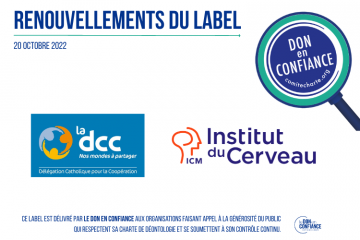 Le Don en Confiance renouvelle la labellisation de 2 associations et fondations
