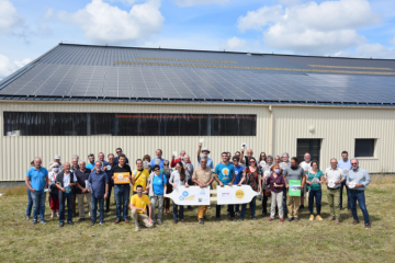 Inauguration du projet Alise à Mauges-sur-Loire. Crédit : Cowatt.