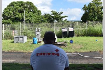 Intervention humanitaire après le passage de la tempête Fiona en Guadeloupe