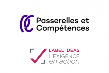 Passerelles et Compétences obtient le Label IDEAS