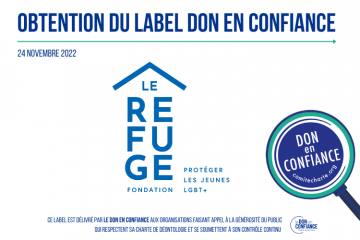 La Fondation Le Refuge obtient le label "Don en Confiance"