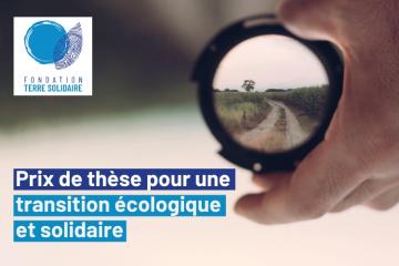 Prix de thèse pour une transition écologique et solidaire