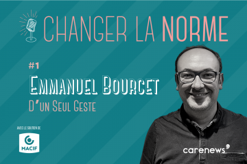 Emmanuel Bourcet, cofondateur D’un Seul Geste : sauver des vies grâce à la réalité virtuelle. Crédit photo : Carenews.