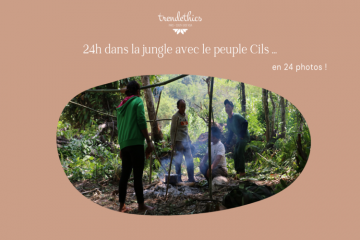 24h dans la jungle avec le peuple Cils… en 24 photos !