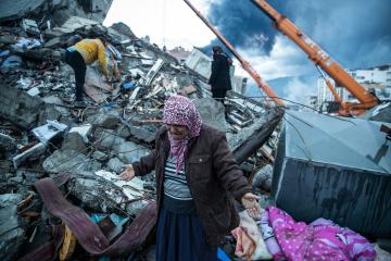 Les séismes du 6 février ont tout balayé sur leur passage, endeuillant durement la Syrie et la Turquie. Photo AFP