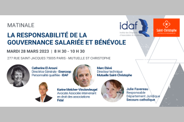 La responsabilité de la gouvernance salariée et bénévole