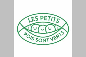 Logo de l'association "Les petits pois sont verts à Clamart" (cosse de pois)