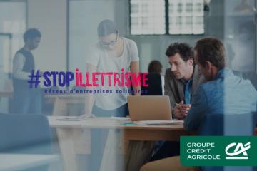 StopIllettrisme : Un programme de tutorat suivi sur 3 sites du Groupe Crédit Agricole