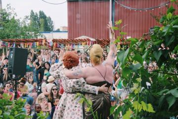 Le Drag show avec la Briochée et La Big Bertha - Crédit photo : Léa GBB