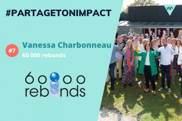 60 000 rebonds, association qui aide les entrepreneurs à rebondir après la perte de leur entreprise, réalise sa première mesure d’impact pour accompagner son changement d’échelle. Crédit visuel : Impact Track.