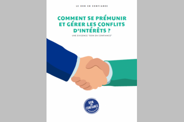 Nouveau guide du Don en Confiance sur la prévention et la gestion des conflits d’intérêts  