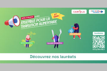 3e édition de l’appel à projets, Ensemble pour la transition alimentaire : Félicitations à nos lauréats !