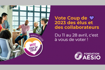 Vote Coup de 💜 2023 : un dispositif d’engagement collectif porté par la Fondation AÉSIO