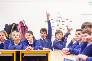 Elèves au sein d'une école Excellence Ruralités