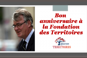 l’anniversaire de la Fondation des Territoires, Jean-Paul DELEVOYE, son Président - Crédit photo : DR