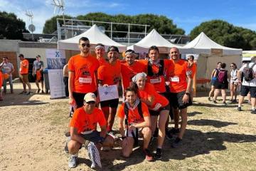 Les collaborateurs Bouygues Telecom à Bordeaux pour la Course des Héros