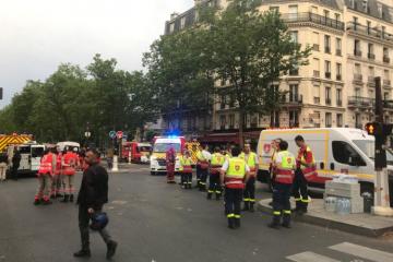 Explosion rue Saint-Jacques : les secouristes de  l'Ordre de Malte France sur le terrain