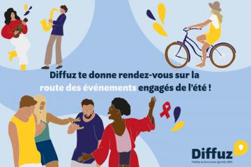 Festivals de musique : venez à la rencontre de Diffuz tout l'été