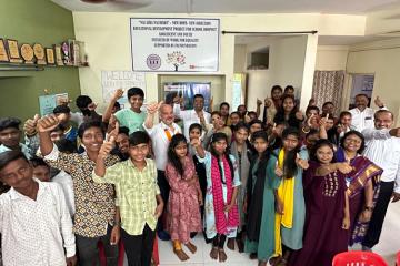 Visite du centre Work for Equality en Inde