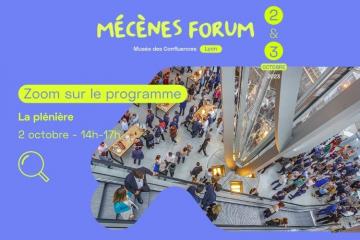 Mécènes Forum 2023 : cap sur la plénière ! - Crédit photo : Admical