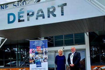 Pascale STEPHAN et Mickael TOMA /aeroport de Lorient Bretagne Sud 