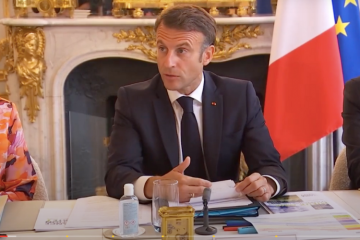 Emmanuel Macron présente le plan de planification écologique. Crédit : Impression écran.