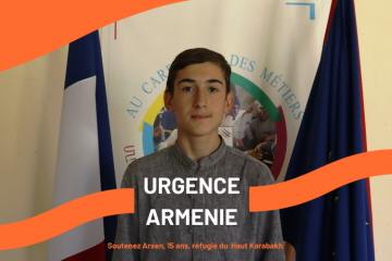 URGENCE ARMÉNIE – Soutenez la formation des jeunes réfugié·e·s - Crédit photo : SEPR.