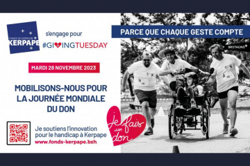 Le fonds de dotation Kerpape se mobilise en Bretagne pour le Giving Tuesdays France 