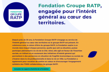 Un nouveau site internet pour la Fondation Groupe RATP