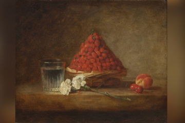 Le Panier des fraises des bois, la nature morte de Chardin.