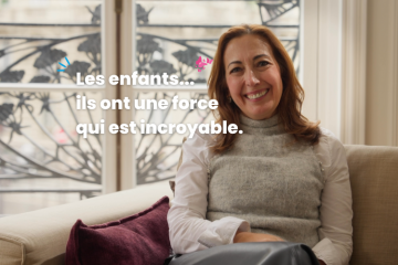 "Les enfants...  ils ont une force qui est incroyable" - Découvrez le témoignage de Dina