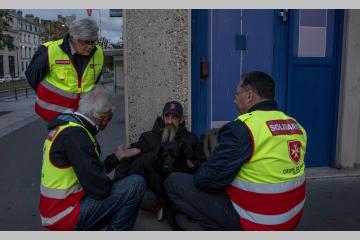 Urgence hiver : L’Ordre de Malte France  renforce sa vigilance envers les personnes de la rue