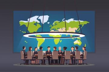 La Cop 21 sur le climat avait donné naissance à l'Accord de Paris, dont le premier bilan mondial va être dressé lors de la Com 28. Crédit : IconicBestiary