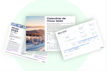 Le calendrier du fundraising de l’hiver par iRaiser - Crédit photo : iRaiser